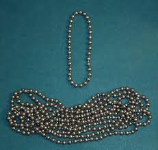 Assembled #10 Nickel Plated Steel Chain